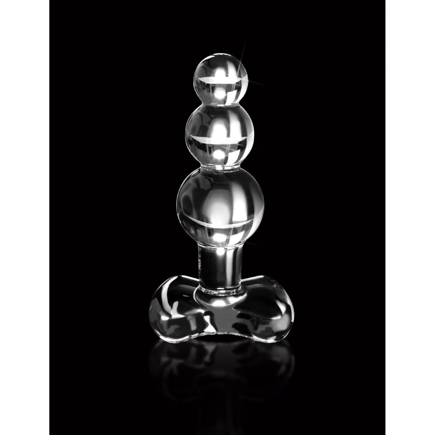 No. 47 - Clear Glass 9.5 cm (3.75") Butt Plug