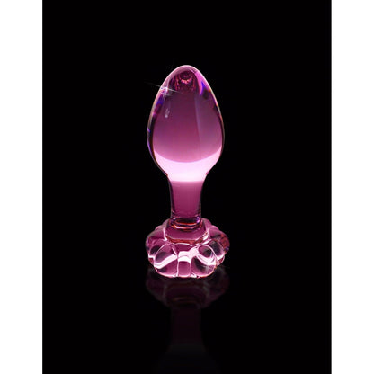 No. 48 - Pink Glass 7.5 cm (3") Butt Plug