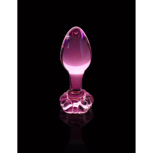 Pipedream Icicles No. 48 - Pink Glass 7.5 cm (3&quot;) Butt Plug