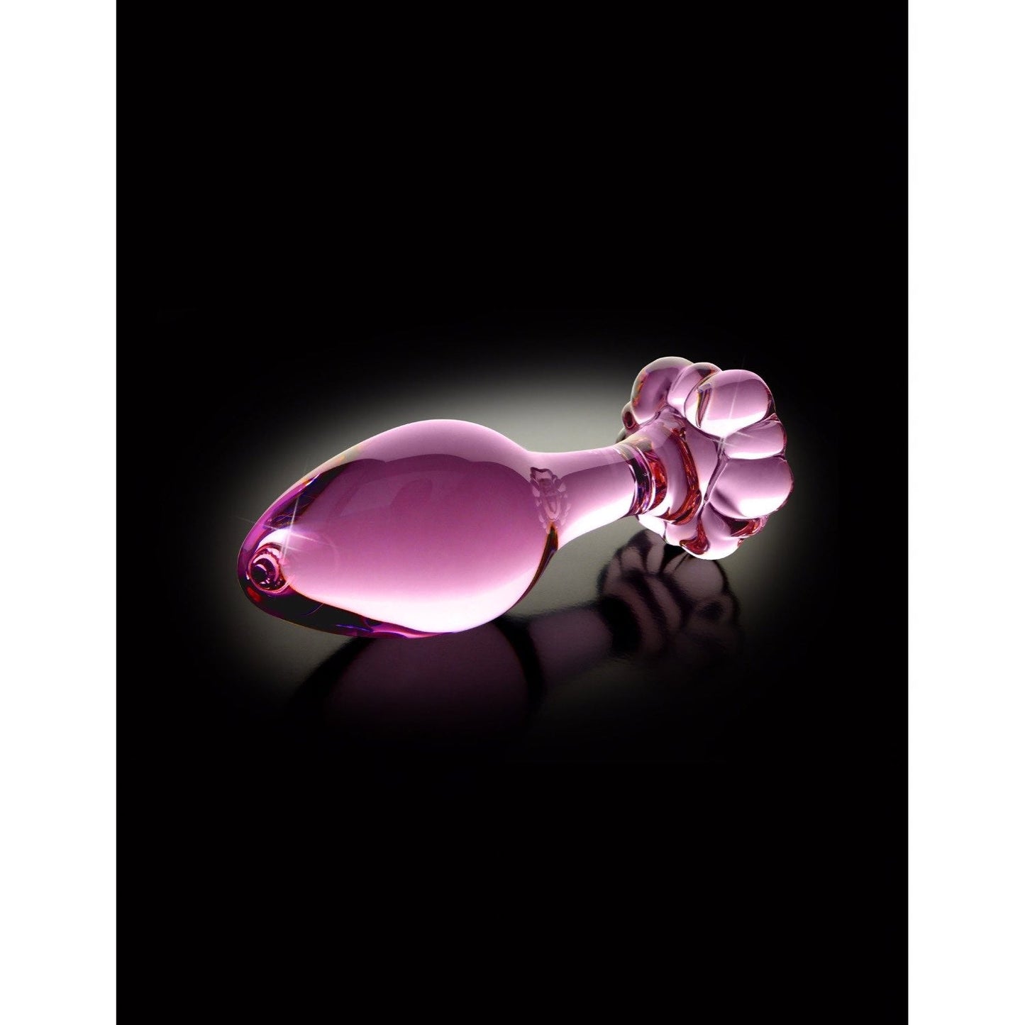 No. 48 - Pink Glass 7.5 cm (3") Butt Plug