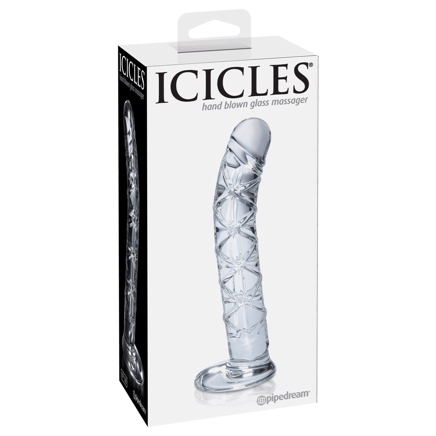 Icicles No. 60 - Clear Glass 15 cm (6&quot;) Dong by Pipedream