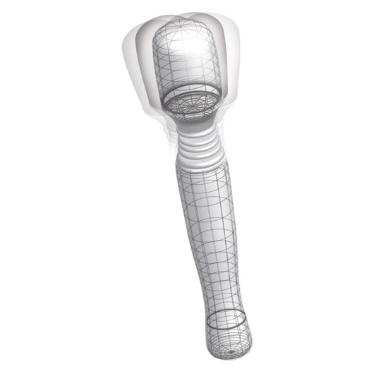 Pipedream Wanachi Mini - White 7.25&quot; Massager