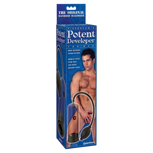 Pipedream Potent Developer For Men - Smoke Penis Pump