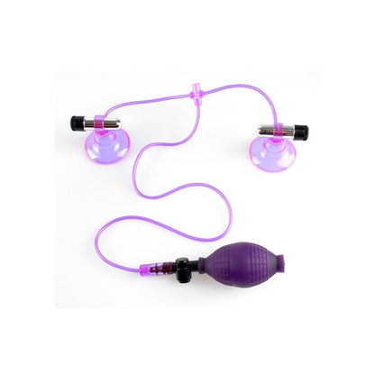 Vibrating Nipple Pumps - Purple Vibrating Nipple Pumps