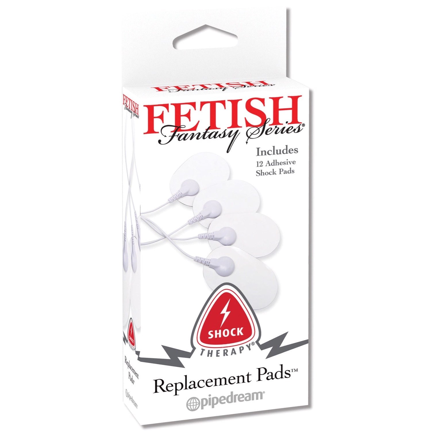 Fetish Fantasy Series Shock Therapy Replacement Pads - Replacement Pads for Shock Therapy Electrical Stimulator Kit - Set of 12 by Pipedream