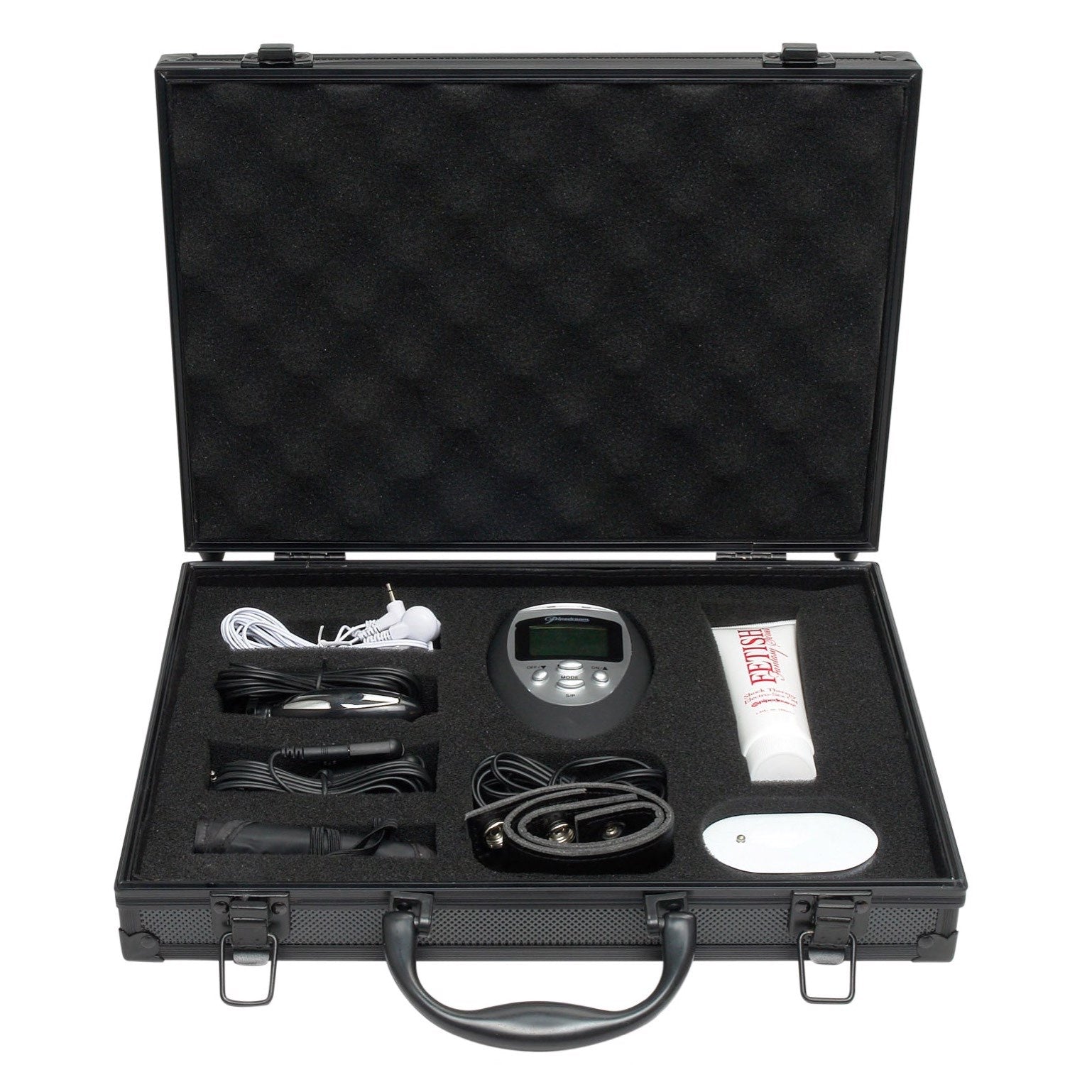 Fetish Fantasy Series Deluxe Shock Therapy Travel Kit - Electrical Stimulator Kit - 6 Piece Set by Pipedream