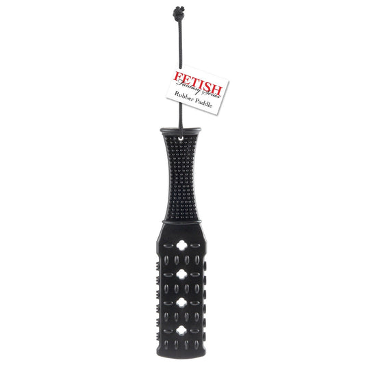 Pipedream Fetish Fantasy Series Rubber Paddle - Black Paddle