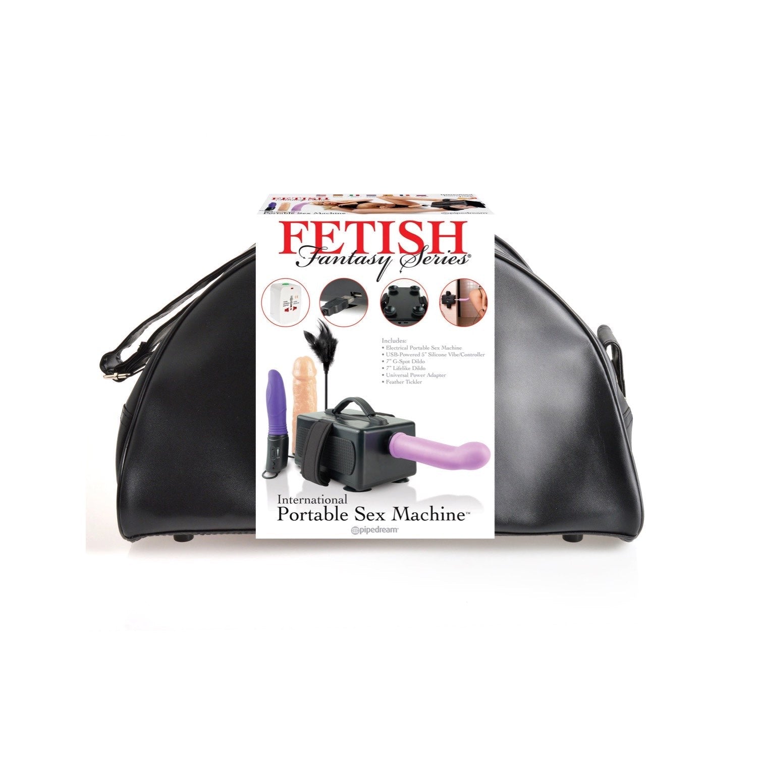 Fetish Fantasy Series Portable Sex Machine - Powered Machine - 7 Piece Set by Pipedream