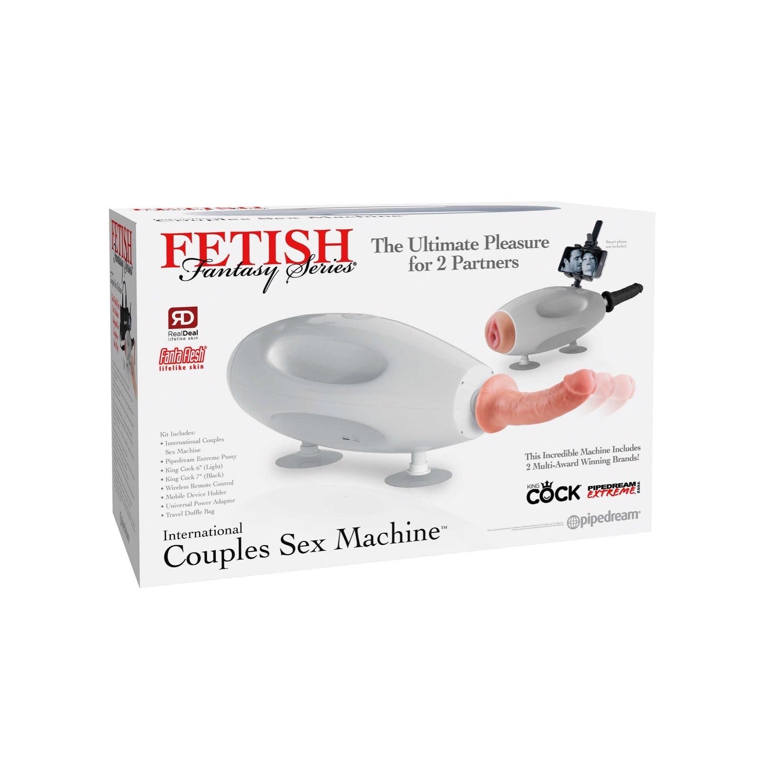 Fetish Fantasy Series International Couples Sex Machine - Powered Stroker and Thruster Machine by Pipedream