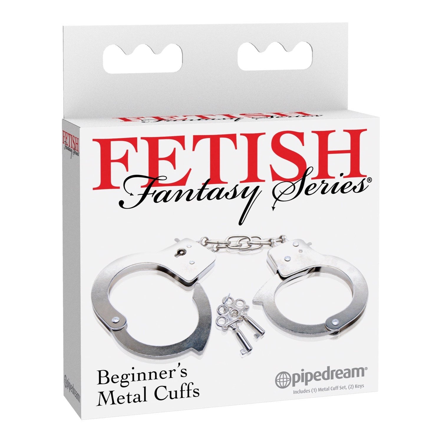 Fetish Fantasy Series Beginner&#39;s Metal Cuffs - Metal Hand Cuffs by Pipedream