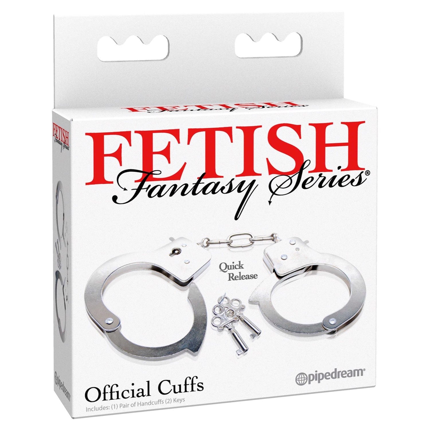 Fetish Fantasy Series Official Handcuffs - Metal Hand Cuffs by Pipedream