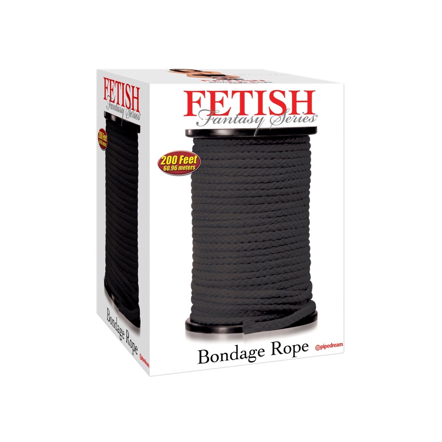 Fetish Fantasy Series Bondage Rope - Black Rope - 60 metre Length by Pipedream