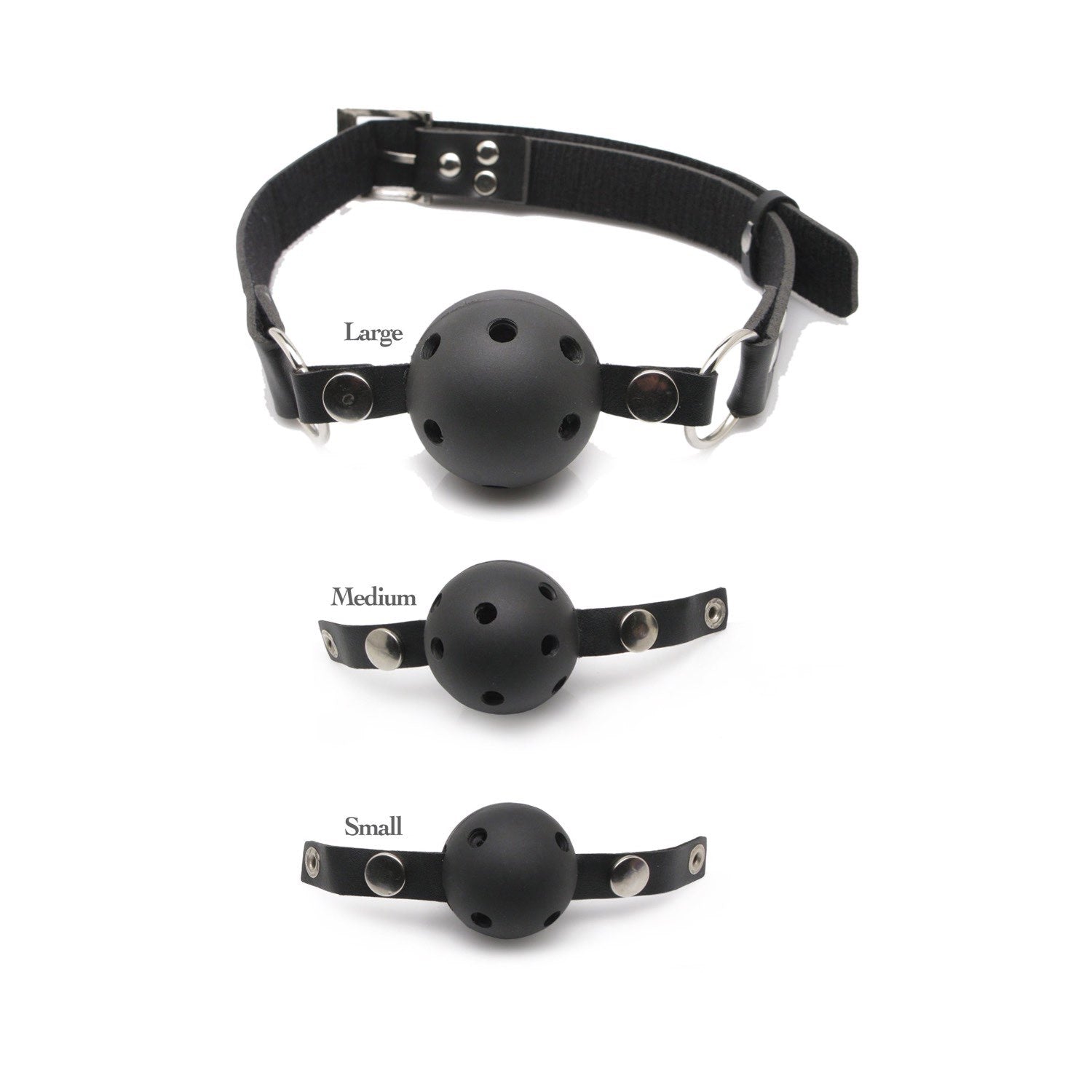 Fetish Fantasy Series Ball Gag Training System - Interchangeable Breathable Ball Gags by Pipedream