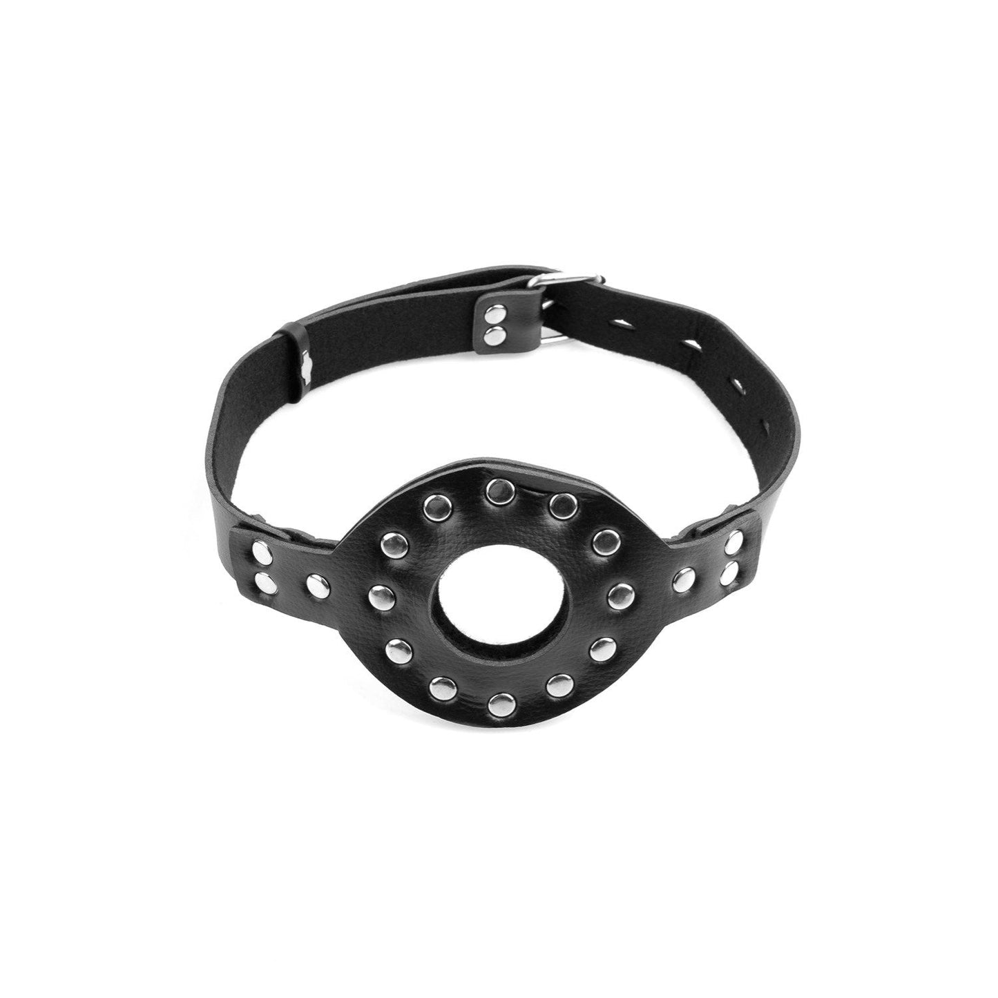 Deluxe Ball Gag with Dong - Black Mouth Restraint with Dong Attachment