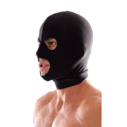 Spandex 3-hole Hood - Black Hood