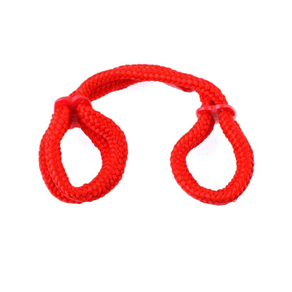 Silk Rope Love Cuffs - Red Restraints