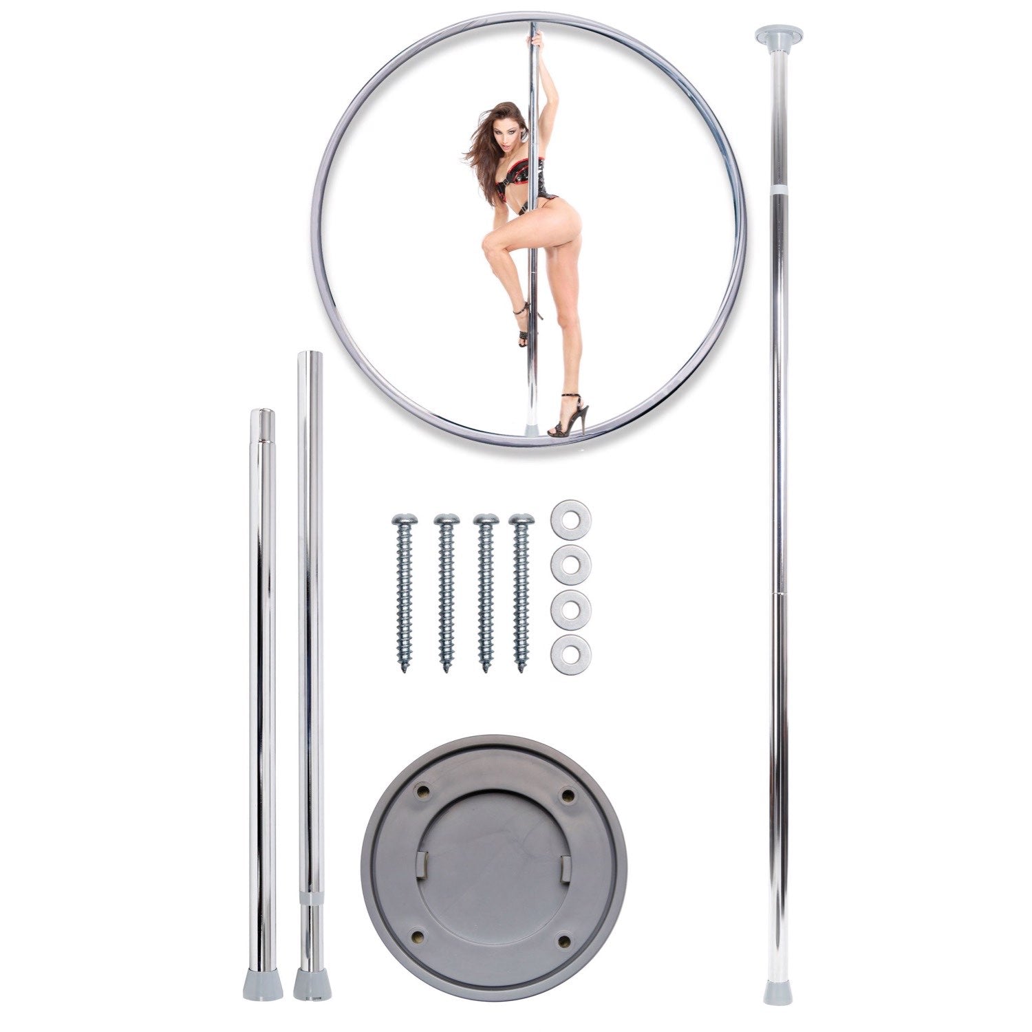 Fetish Fantasy Series fetish fantasy Series Fantasy Dance Pole - Metal Pole by Pipedream