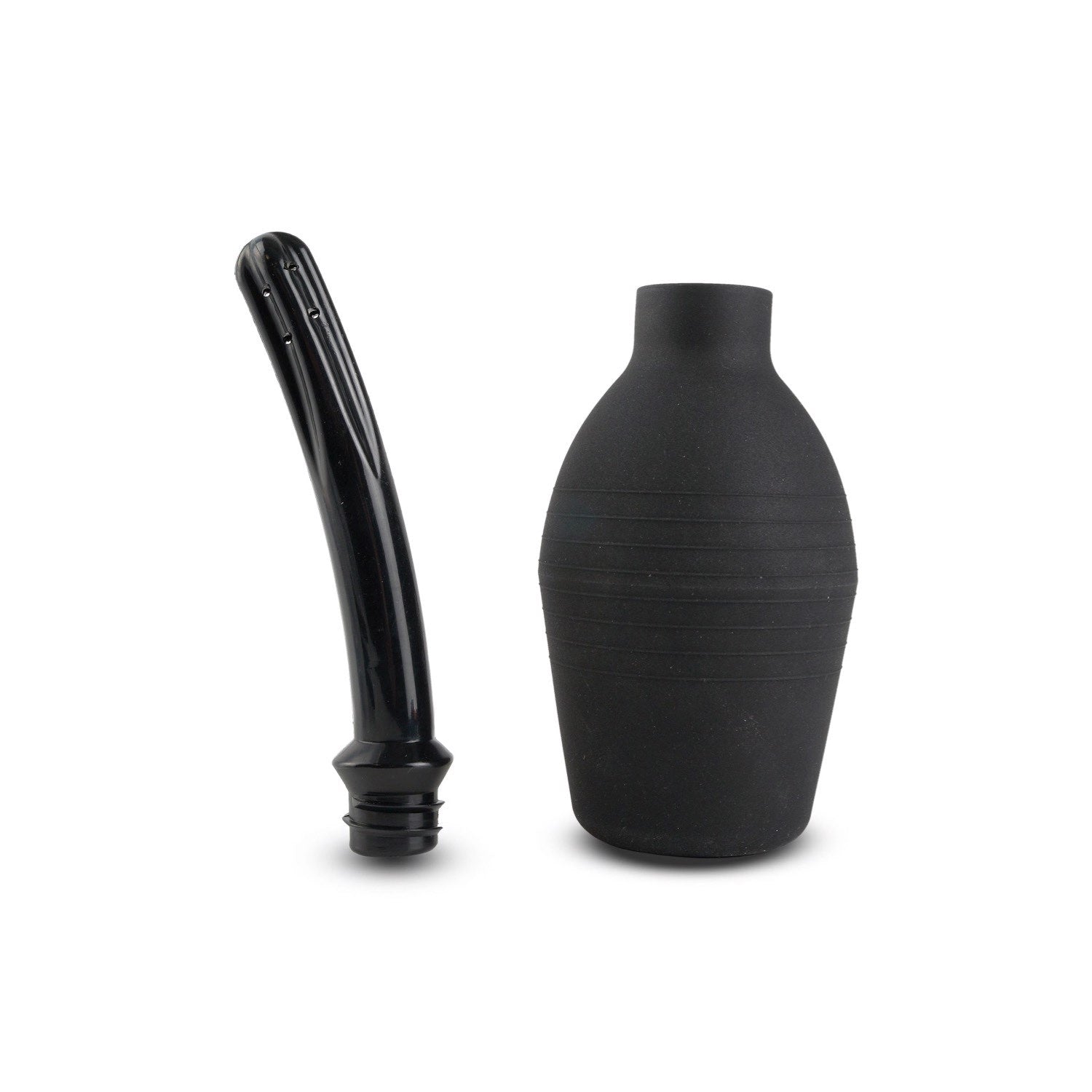 Fetish Fantasy Series Curved Douche/Enema - Black Douche/Enema by Pipedream