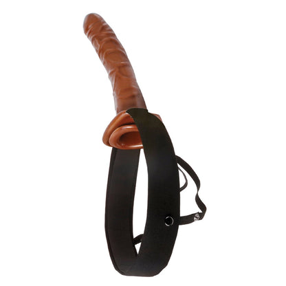10" Chocolate Dream Hollow Strap-on - Brown 10" Strap-On