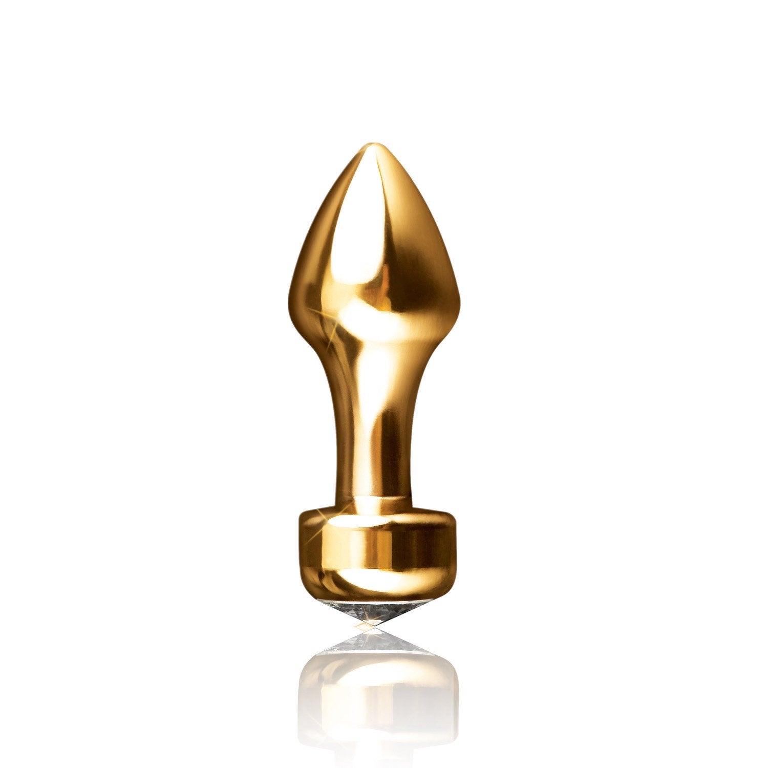 कामोत्तेजक काल्पनिक सोना मिनी लव प्लग - गोल्ड 8.25 सेमी (3.25&quot;) बट प्लग by Pipedream