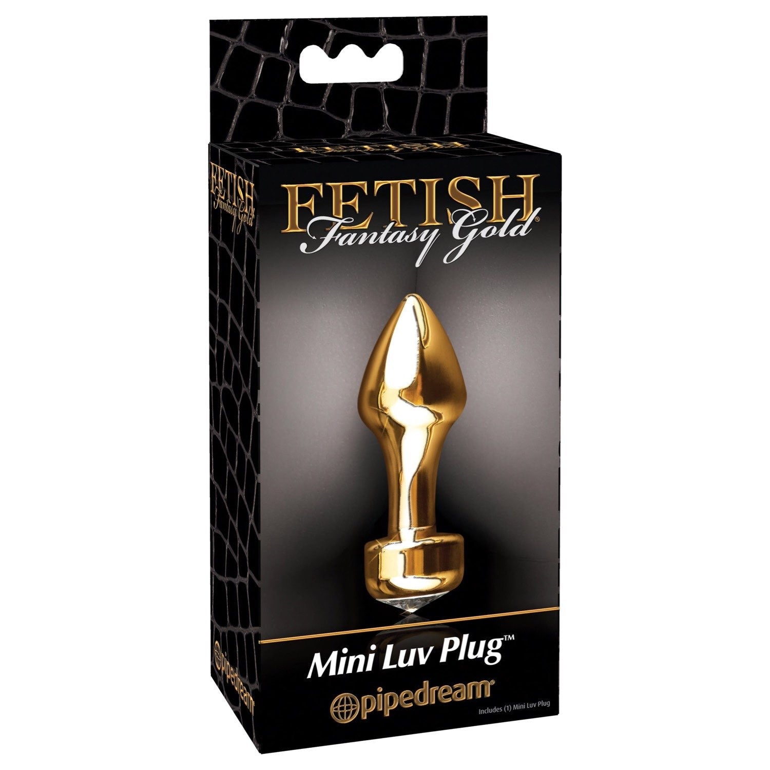 Fetish Fantasy Gold Mini Luv Plug - Gold 8.25 cm (3.25&quot;) Butt Plug by Pipedream