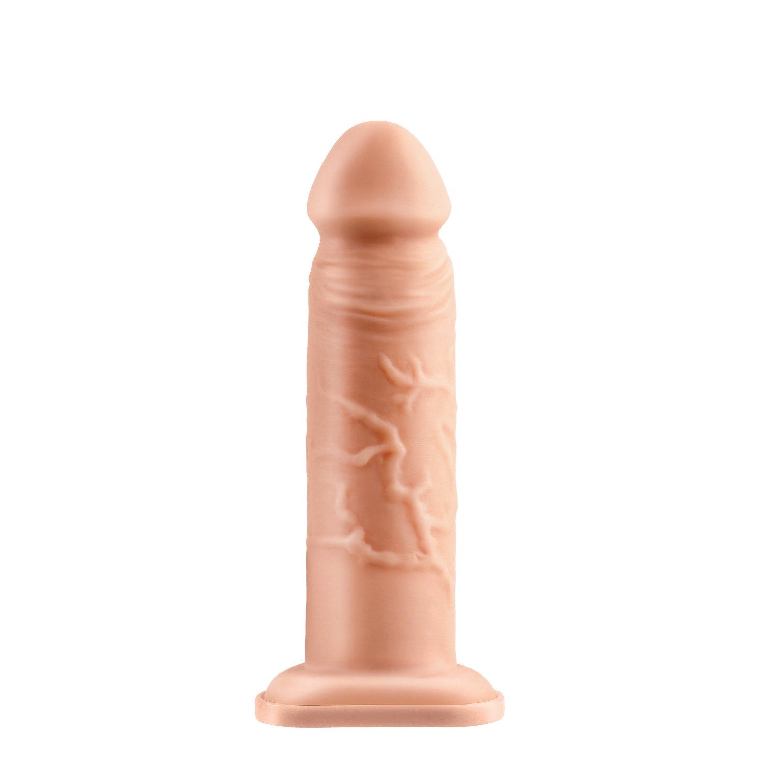 Fantasy X-Tensions 8&quot; Silicone Hollow Extension - Flesh Hollow Penis Extension Sleeve by Pipedream