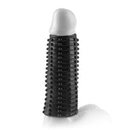 ["Cock Sleeve"]Magic Pleasure Sleeve - Black Penis Sleeve