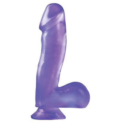 Rubber Works 6.5" Dong With Suction Cup - Purple 16.5 cm (6.5") Dong