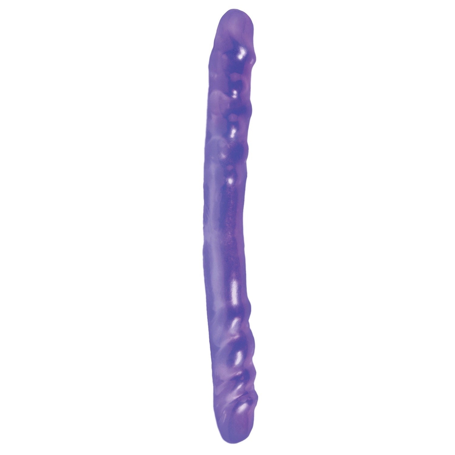 Basix Rubber Works 16&quot; Double Dong - Purple 40.6 cm (16&quot;) Double Dong by Pipedream