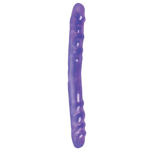 Pipedream Basix Rubber Works 16&quot; Double Dong - Purple 40.6 cm (16&quot;) Double Dong