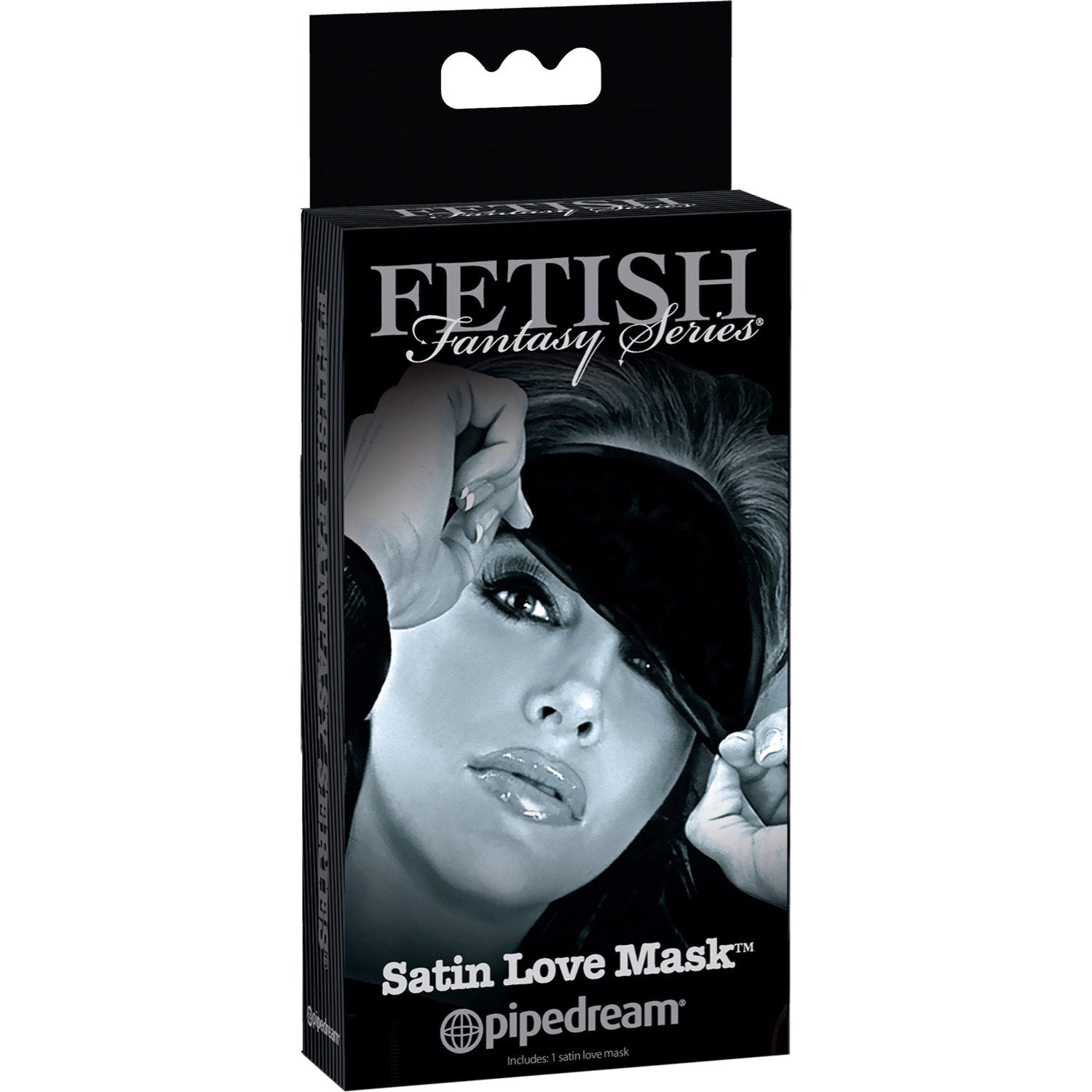 Fetish Fantasy Series Limited Edition Satin Love Mask - Black Eye Mask by Pipedream