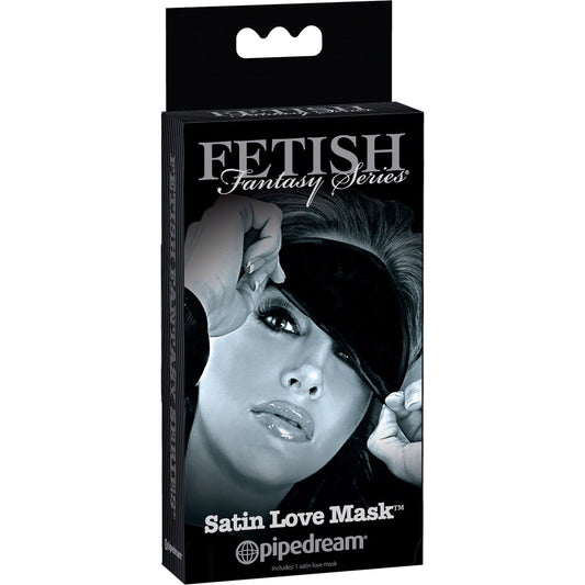 Pipedream Fetish Fantasy Series Limited Edition Satin Love Mask - Black Eye Mask