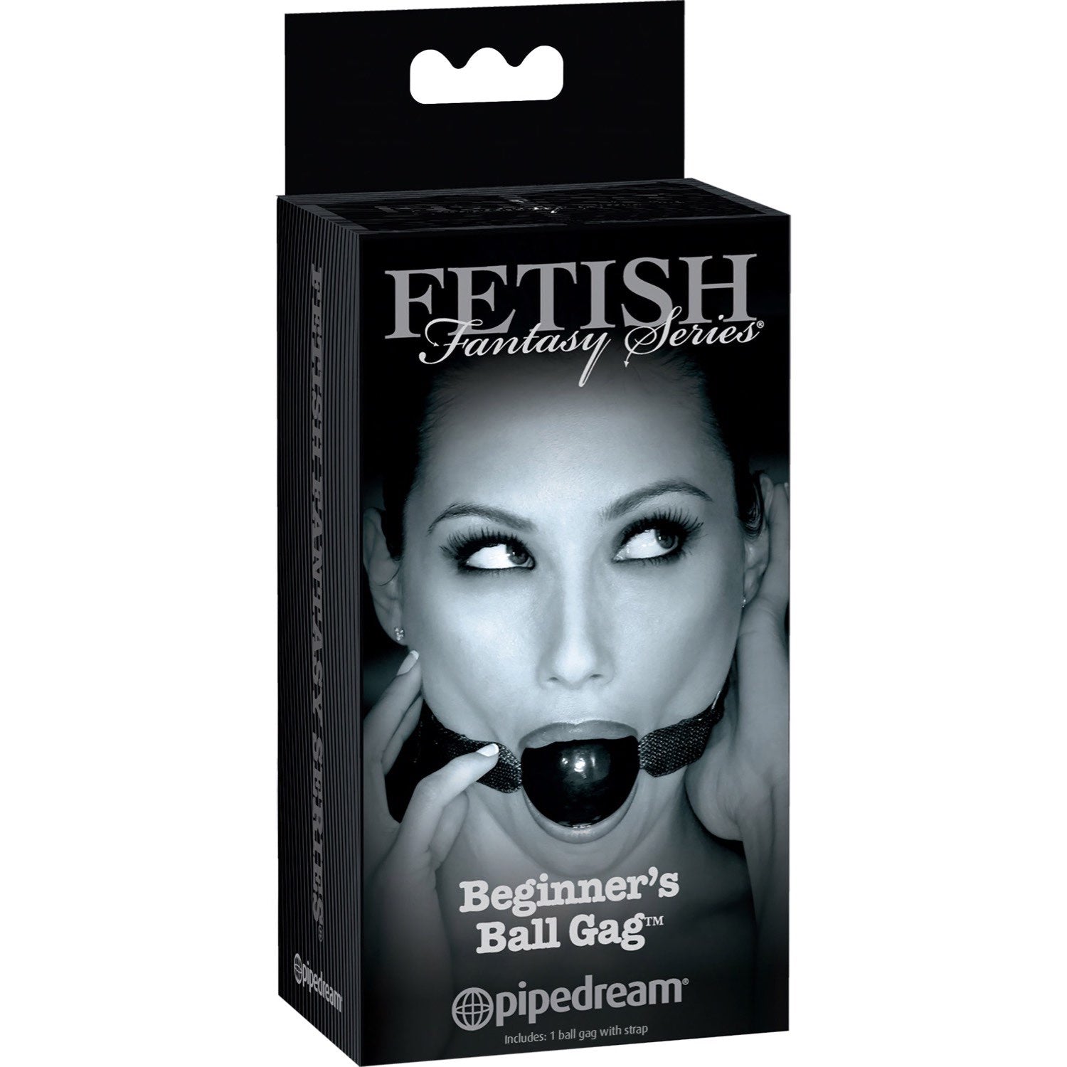 Fetish Fantasy Series Limited Edition Beginner&#39;s Ball Gag - Black Mouth Restraint by Pipedream