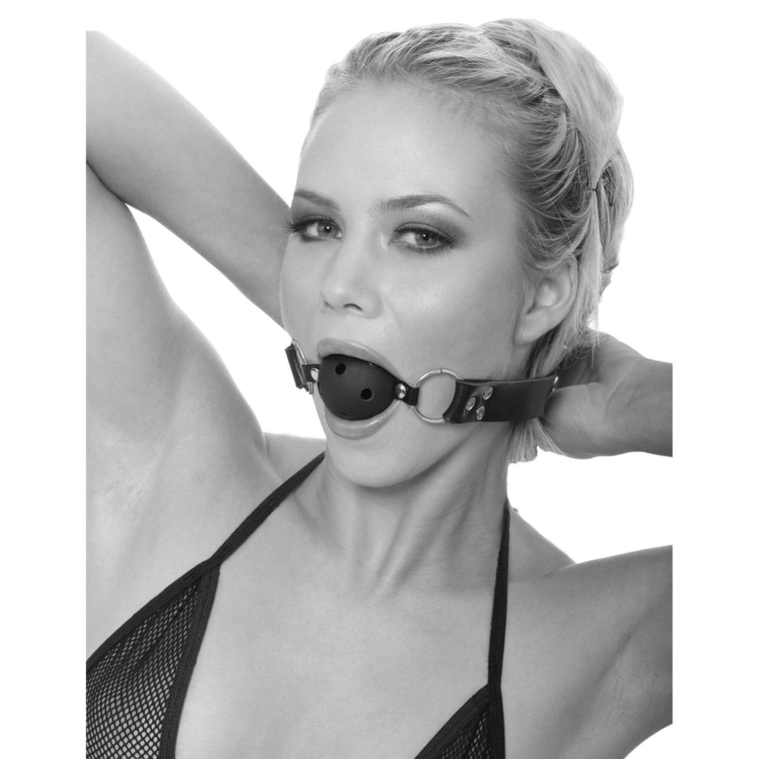 Fetish Fantasy Series Limited Edition Breathable Ball Gag - Black Ball Gag by Pipedream