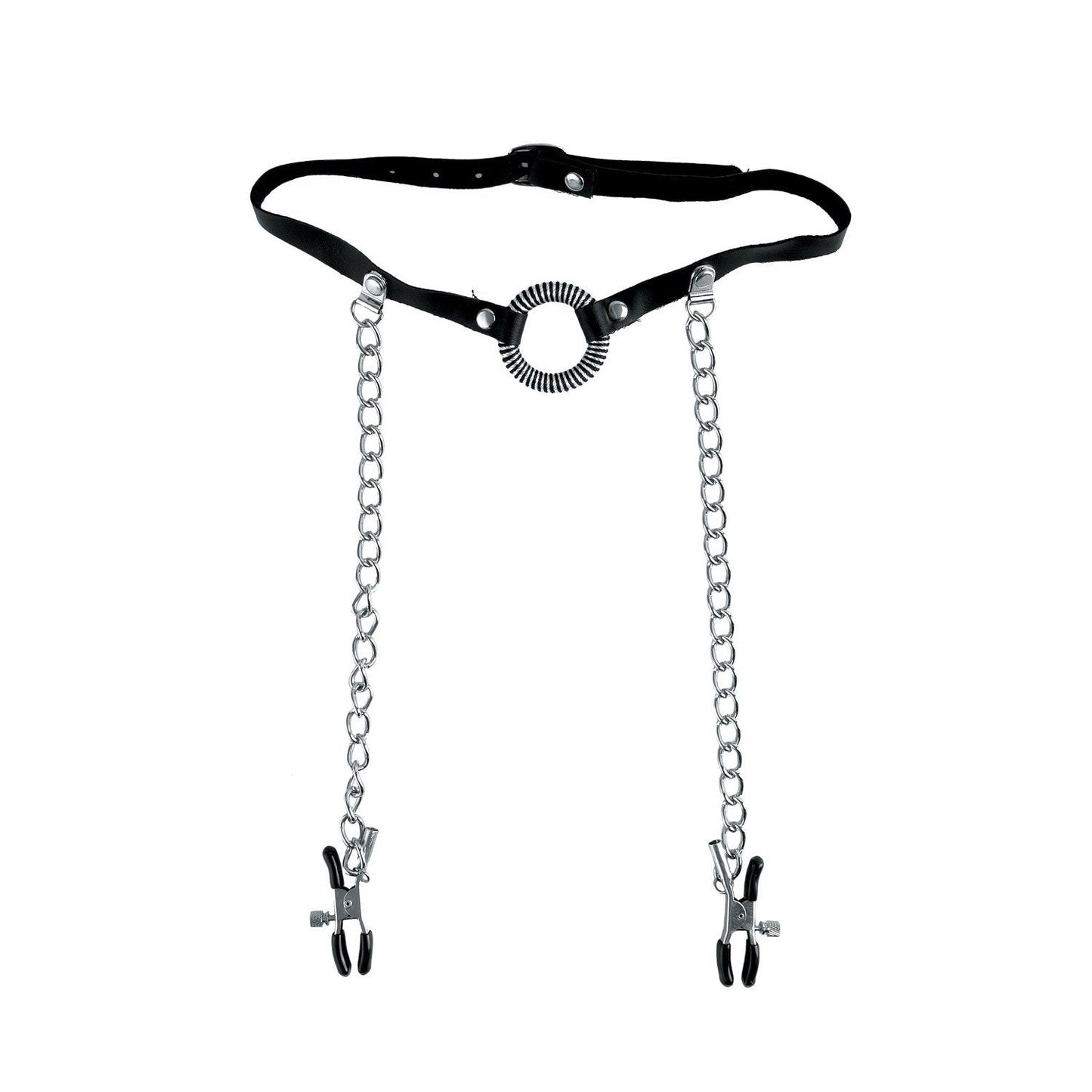 Limited Edition O-ring Gag & Nipple Clamps - Mouth and Nipple Restraints
