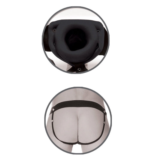 Pipedream 恋物奇幻系列 限量版空心绑带式 - 黑色 15.3 厘米（6 英寸）空心绑带式