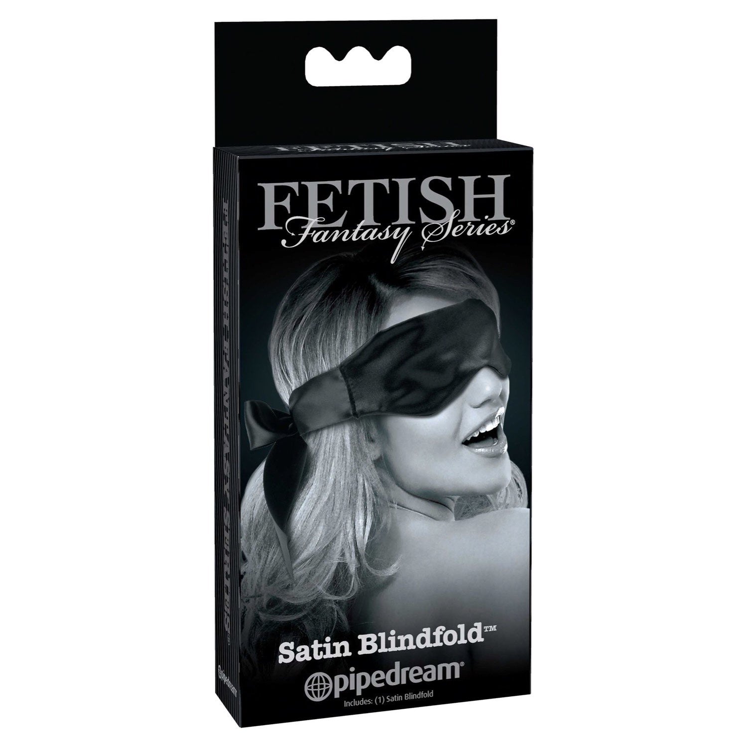 Fetish Fantasy Series Limited Edition Satin Blindfold - Black Eye Restraint by Pipedream