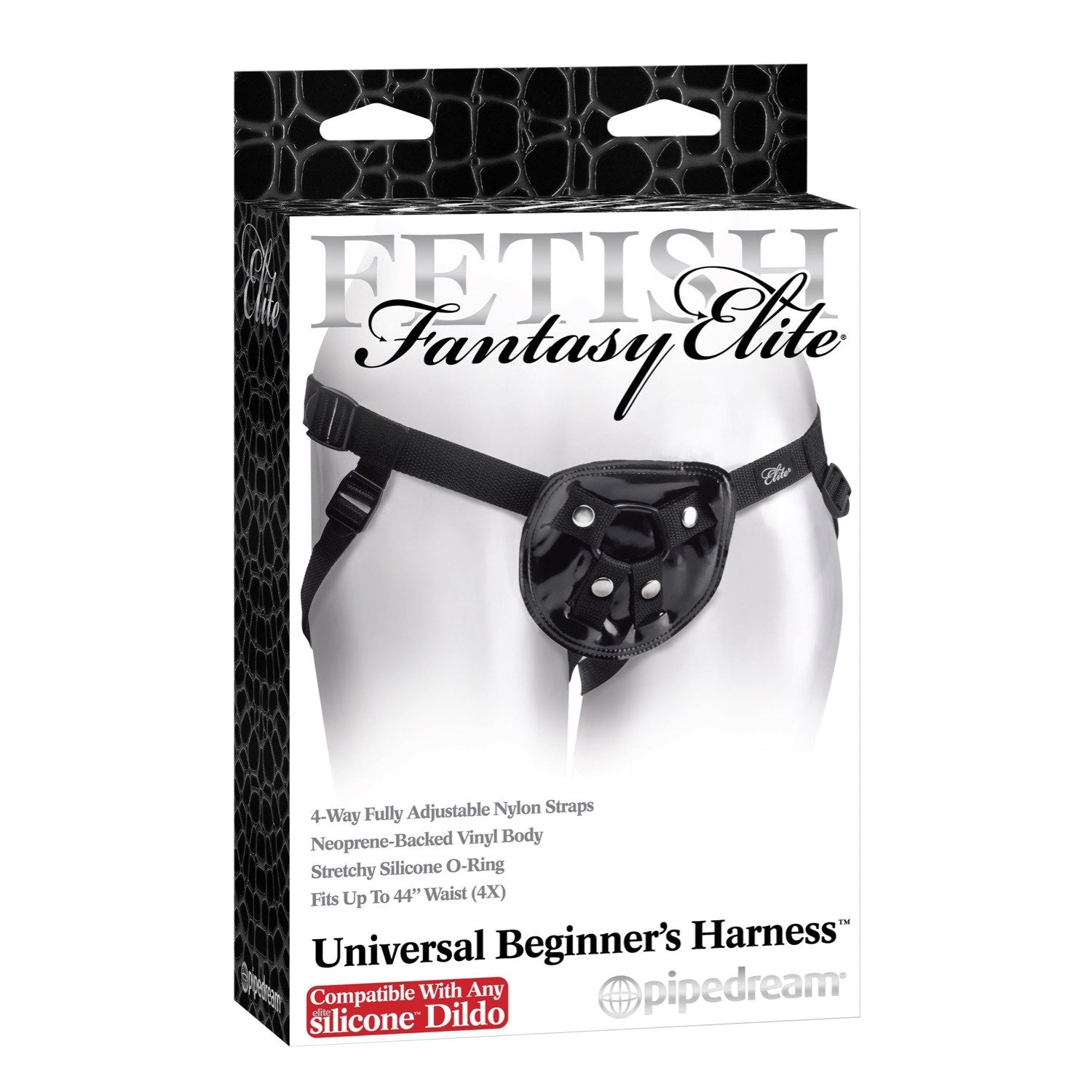 Fetish Fantasy Elite Universal Beginner&#39;s Harness - Black Strap-On Harness (No Probe Included) by Pipedream