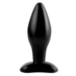 ["Plug"]Medium Silicone Plug - Black 11 cm (4.25") Butt Plug