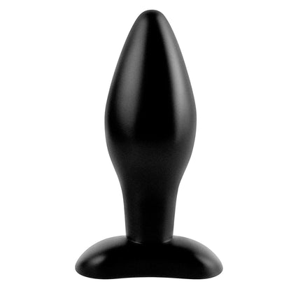 Medium Silicone Plug - Black 11 cm (4.25") Butt Plug