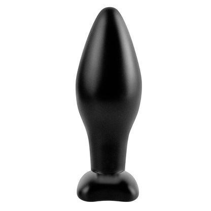 Medium Silicone Plug - Black 11 cm (4.25") Butt Plug