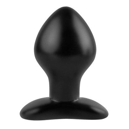Mega Silicone Plug - Black 12.5 cm (5") Butt Plug