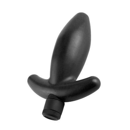 Beginner's Anal Anchor - Black 8.25 cm (3.25") Vibrating Butt Plug