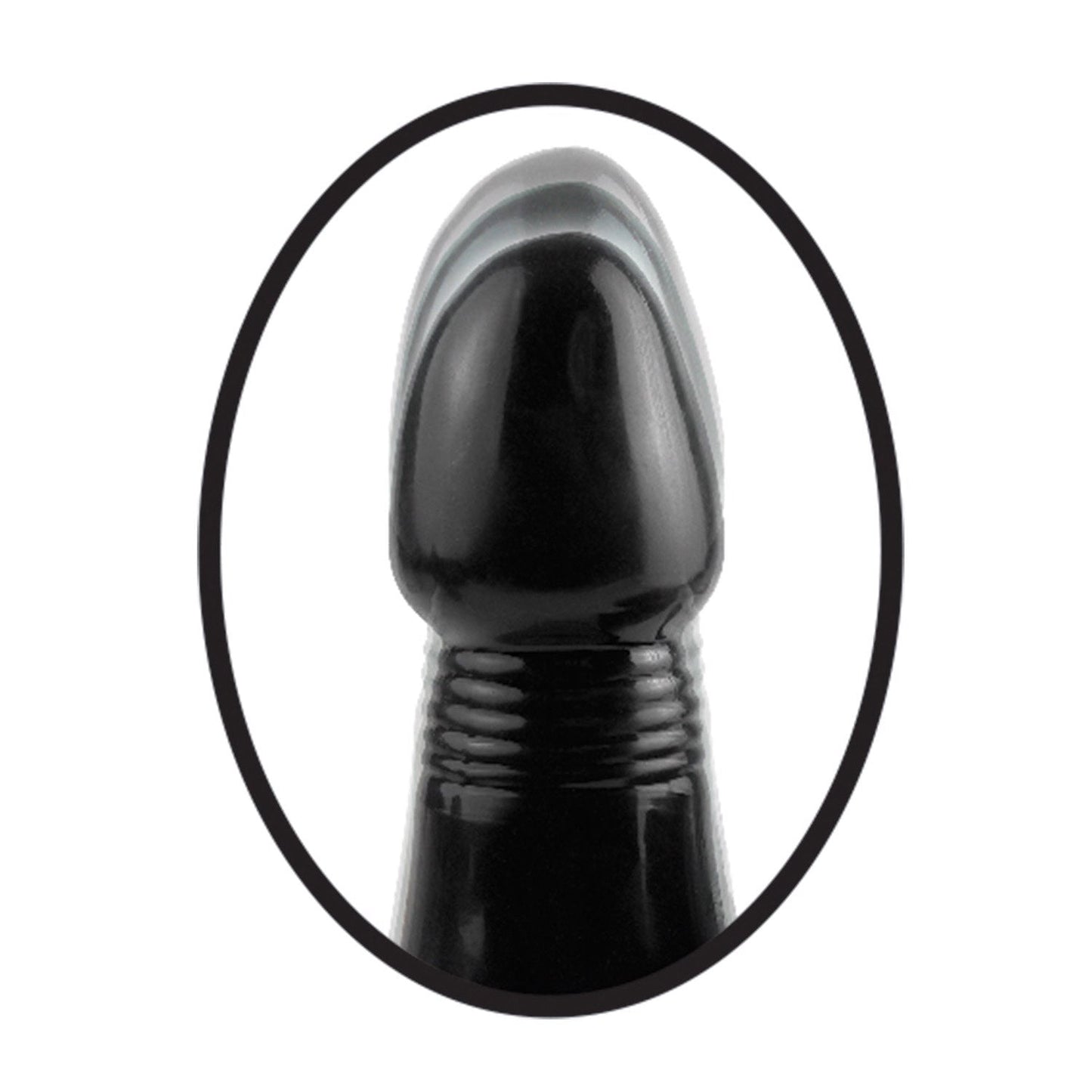 振动推进器 - 黑色 14 厘米（5.5 英寸）振动肛门器