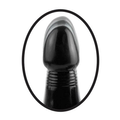 Vibrating Thruster - Black 14 cm (5.5") Vibrating Anal Dong