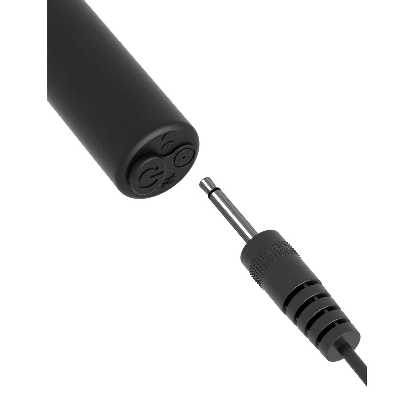 Remote Control Silicone Plug - Black 10 cm (4") Rechargeable Vibrating Butt Plug