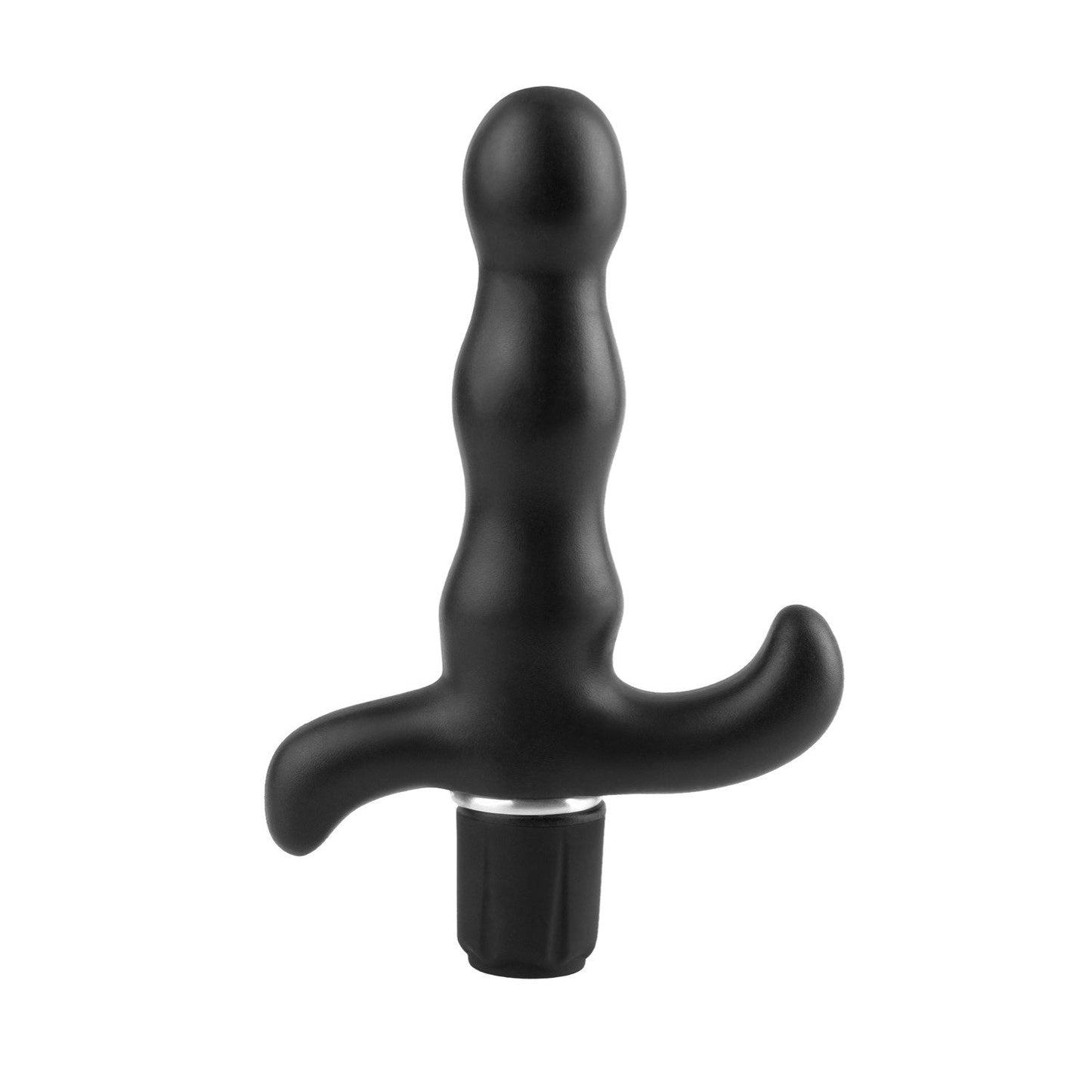 9-function Prostate Vibe - Black 11.4 cm (4.5") Vibrating Prostate Massager