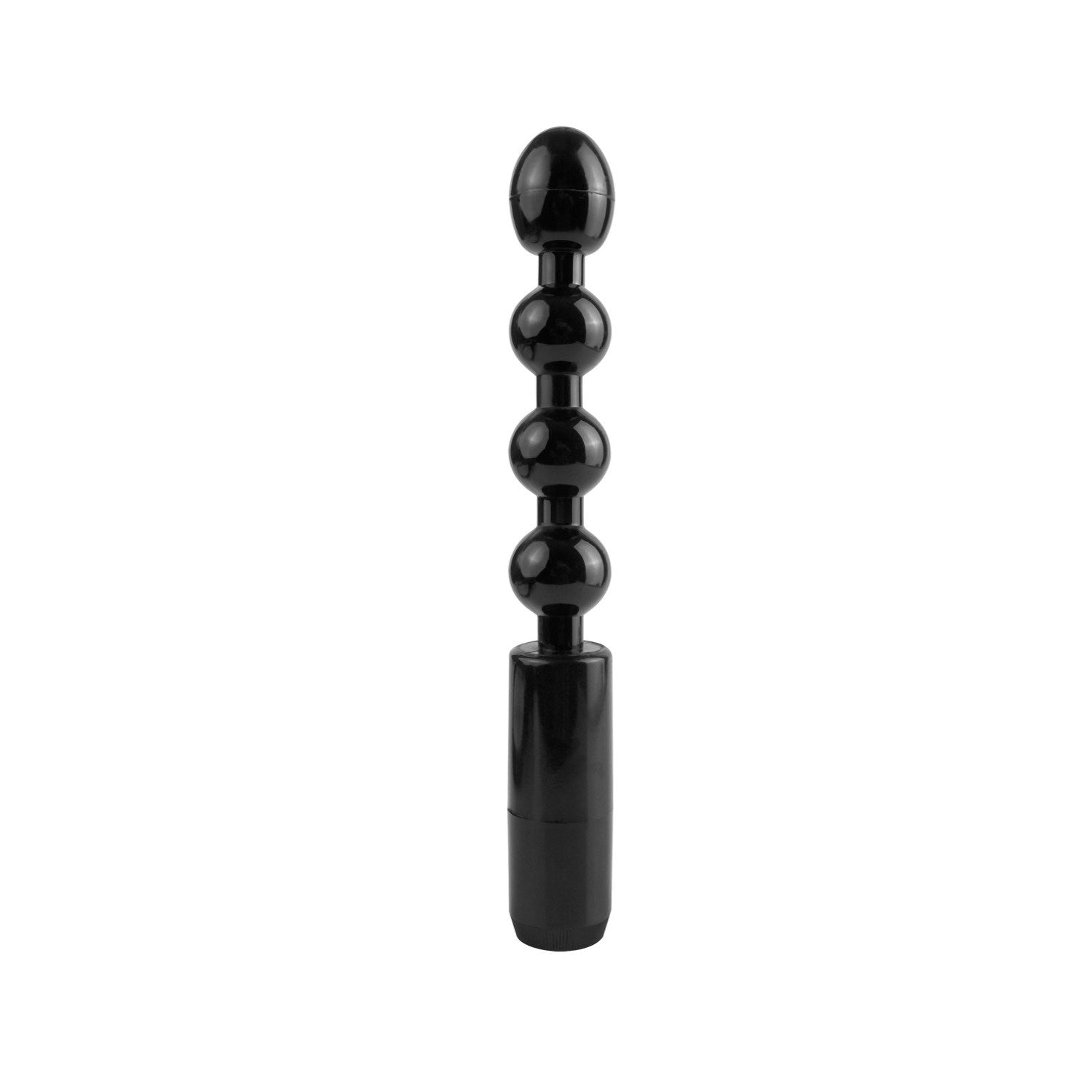 Anal Fantasy Collection Power Beads - Black 12 cm (4.75&quot;) Vibrating Anal Cord by Pipedream