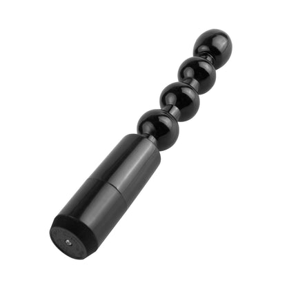 动力珠 - 黑色 12 厘米（4.75 英寸）振动肛门绳