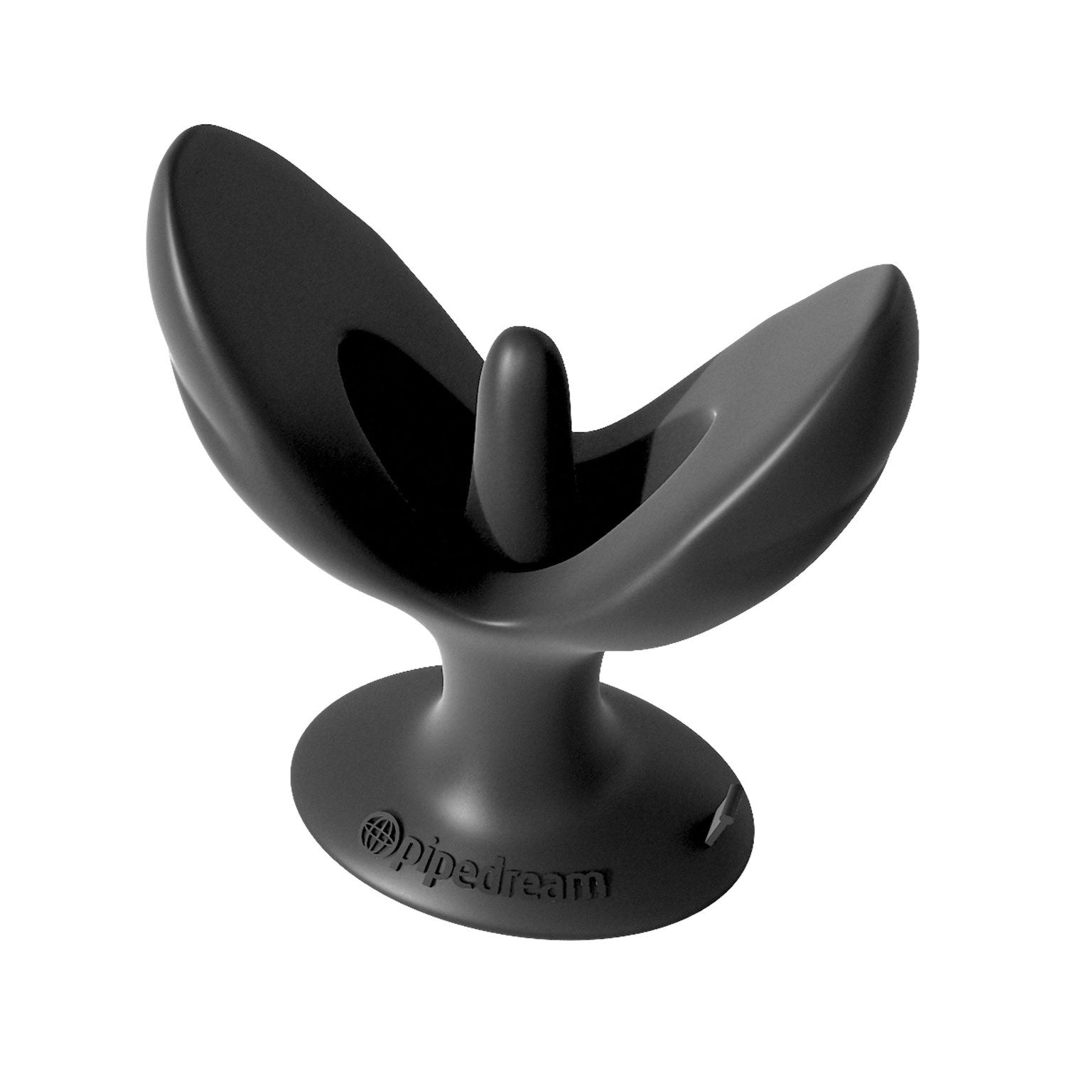 肛门幻想系列 Insta-Gaper - 黑色 9.5 厘米（3.7 英寸）张开对接插头 by Pipedream